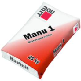 Штукатурна суміш Baumit Manu 1, фото 1 , 112.14грн