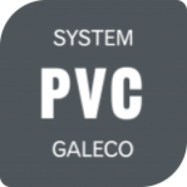 Пластикова водостічна система Galeco PVC 130/80, фото 1 , 90.72грн